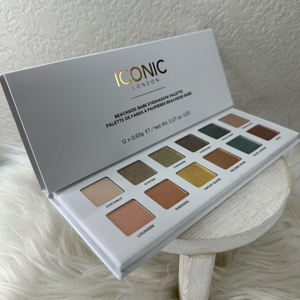 $19‎ 🌙 Iconic London Beachside Babe 12 Shade Eyeshadow Palette NEW FULL SZ